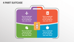 4 Part Suitcase - Slide 1