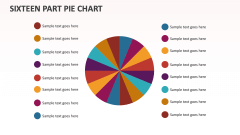 Sixteen Part Pie Chart - Slide 1