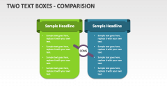 Two Text Boxes - Comparision - Slide 1