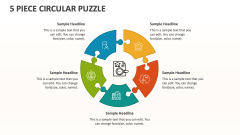 5 Piece Circular Puzzle - Slide 1