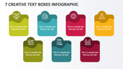 7 Creative Text Boxes Infographic - Slide 1