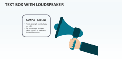 Text Box with Loudspeaker - Slide 1