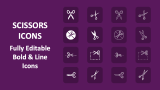 Scissors Icons - Slide 1