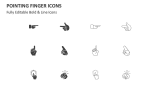 Pointing Finger Icons - Slide 2