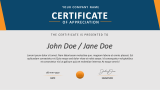 Certificate of Appreciation - Slide 1