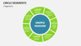 Circle Segment Diagram - 7 Segments - Slide 5