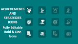 Achievements and Strategies Icons - Slide 1