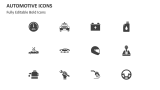 Automotive Icons - Slide 3