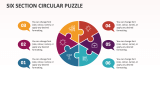 Six Section Circular Puzzle - Slide 1