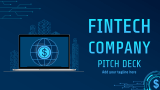 FinTech Company Pitch Deck - Slide 1