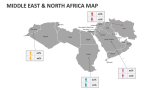 Middle East and North Africa Map - Slide 6