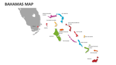 Bahamas map - Slide 1