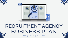 Recruitment Agency Business Plan  Presentation - Slide 1