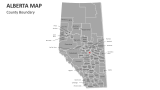 Alberta Map - Slide 1