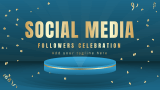 Social Media Followers Celebration Presentation - Slide 1