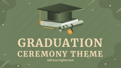 Graduation Ceremony Presentation Theme - Slide 1