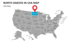 North Dakota Map - Slide 3
