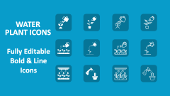 Water Plant Icons - Slide 1
