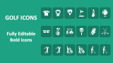 Golf Icons - Slide 1