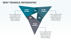 Bent Triangle Infographic - Slide 1