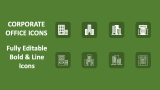 Corporate Office Icons - Slide 1