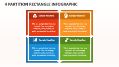 4 Partition Rectangle Infographic - Slide 1
