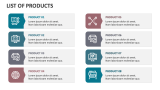 List of Products - Slide 8