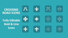 Crossing Road Icons - Slide 1