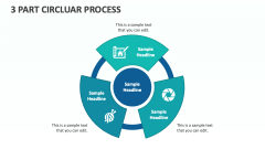 3 Part Circluar Process - Slide 1