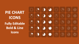 Pie Chart Icons - Slide 1