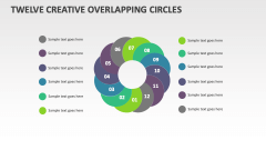 Twelve Creative Overlapping Circles - Slide 1