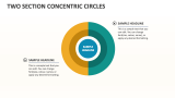 Two Section Concentric Circles - Slide 1