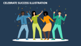 Celebrate Success Illustration - Slide 2