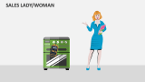 Sales Lady/woman - Slide 3