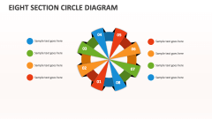 Eight Section Circle Diagram - Slide 1