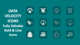 Data Velocity Icons - Slide 1