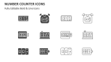 Number Counter Icons - Slide 2