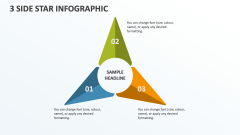 3 Side Star Infographic - Slide 1