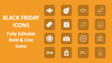 Black Friday Icons - Slide 1