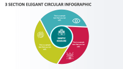 3 Section Elegant Circular Infographic - Slide 1