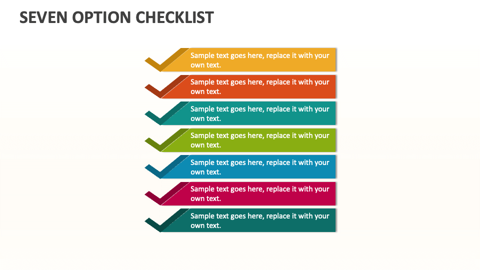 Seven Option Checklist - Slide 1