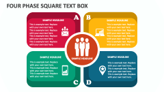 Four Phase Square Text Box - Slide 1