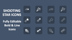 Shooting Star Icons - Slide 1