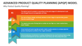 Why Product Quality Planning? | Advanced Product Quality Planning (APQP) Model - Slide 8