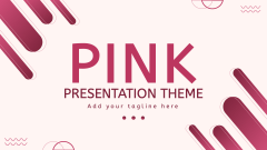 Pink Presentation Theme for Google Slides and PowerPoint