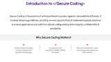 Secure Coding - Slide 2