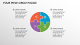 Four Piece Circle Puzzle - Slide 1