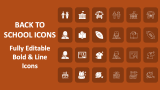 Back to School Icons - Slide 1