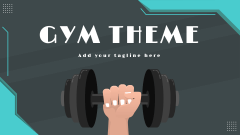 Gym Presentation Theme - Slide 1