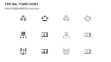 Virtual Team Icons - Slide 2